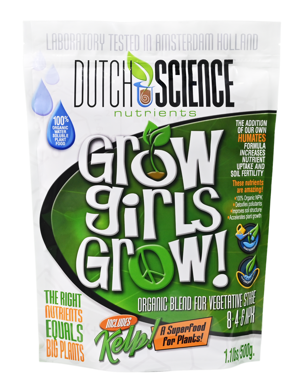 GROW girls GROW 5kg<br>ORGANIC NUTRIENTS