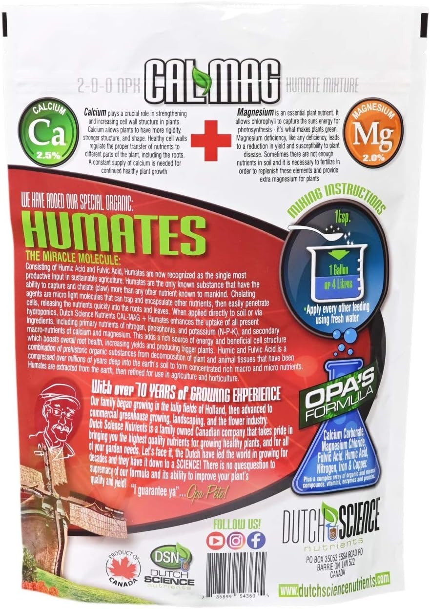 CAL MAG PLUS HUMATES 1kg | PLANT CALCIUM & MAGNESIUM BOOST