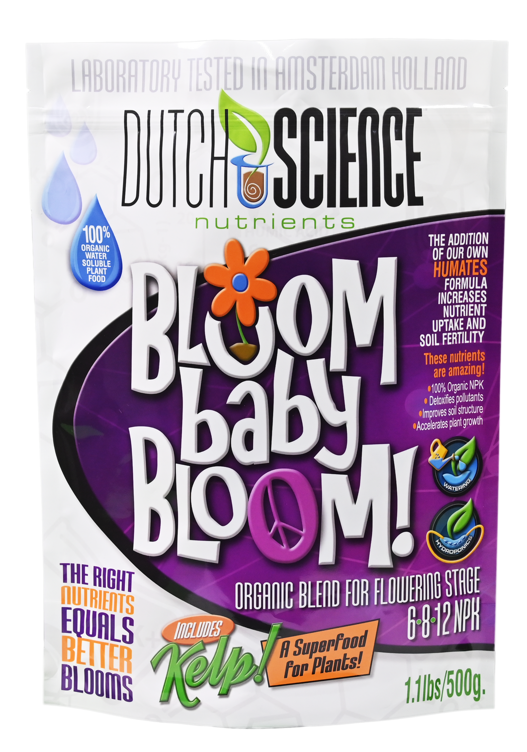 Bloom Baby Bloom 100% Organic Bloom Nutrients for Flowering Plants