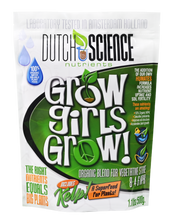 Load image into Gallery viewer, Grow Girls Grow 100% Organic Nutrient Formula for Vegetative Stage Plants